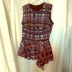 Hunter Bell peplum top. Size 0